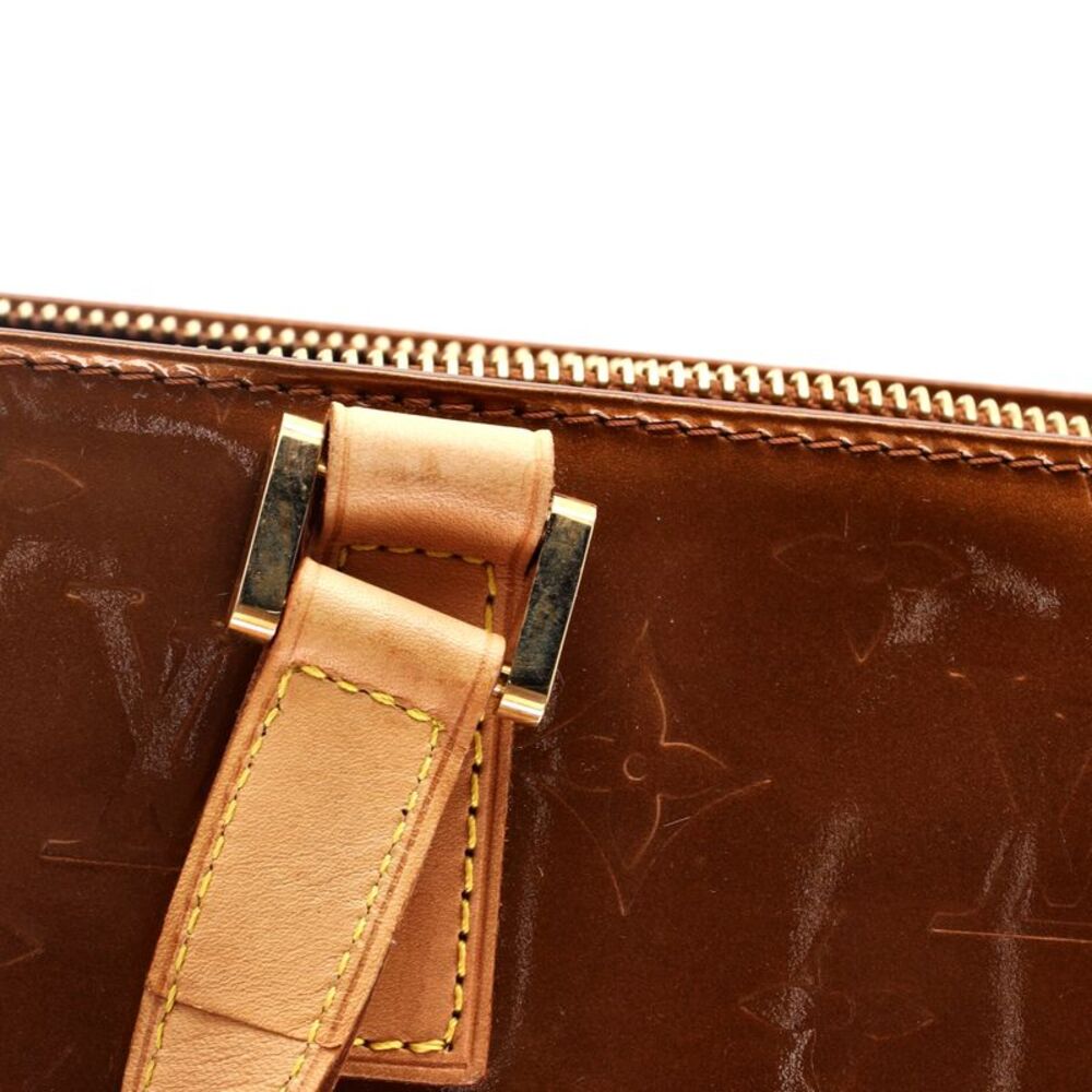 Louis Vuitton Columbus Handbag Monogram Vernis Brown - Picture 7 of 9